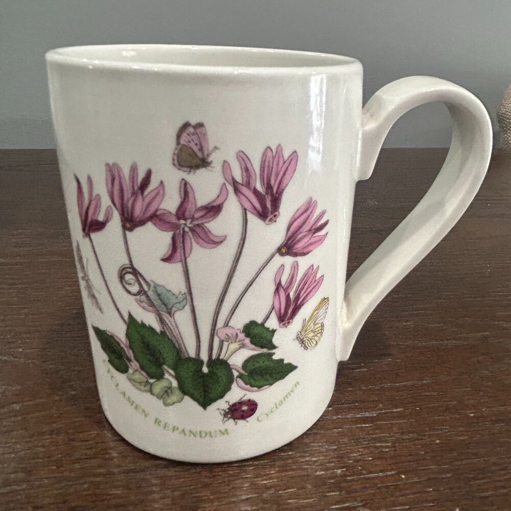 Portmeirion Cyclamen Repandum Coffee Mug